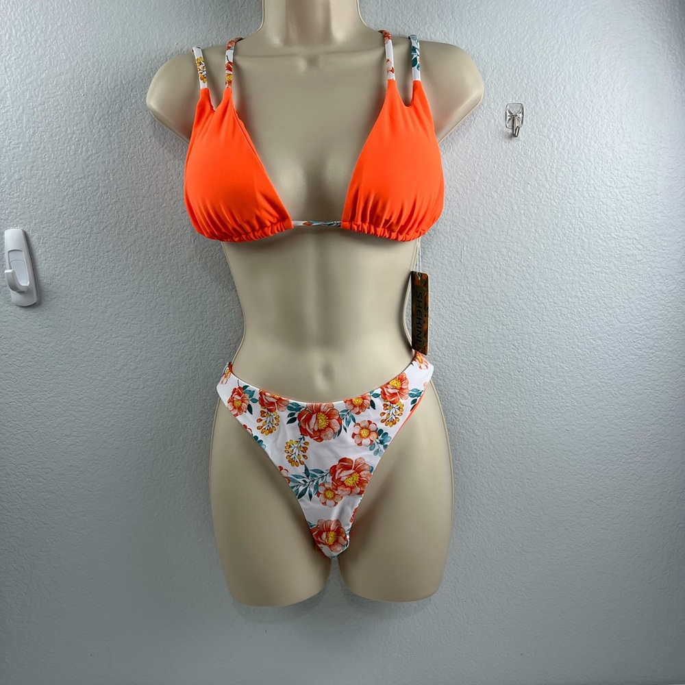 Shekini women’s cross crops bikini, size X-Large